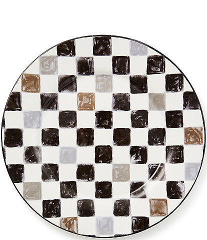 MacKenzie-Childs Check 13.25" Round Platter
