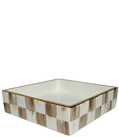MacKenzie-Childs Check® Cocktail Ceramic Napkin Holder