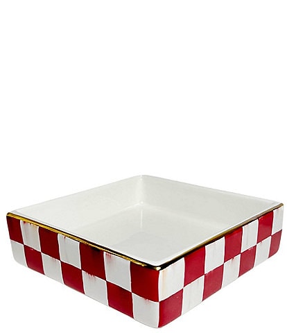 MacKenzie-Childs Check® Cocktail Ceramic Napkin Holder