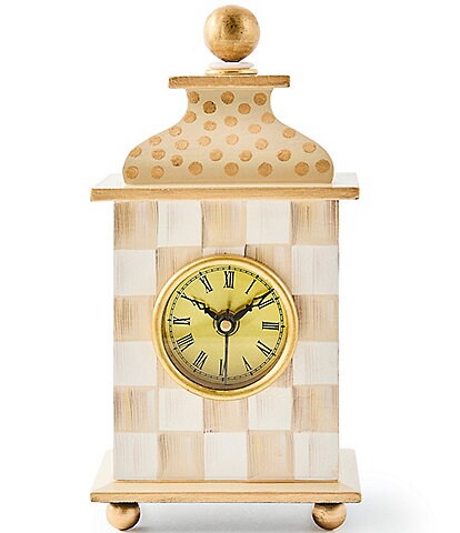 MacKenzie-Childs Check Desk Clock