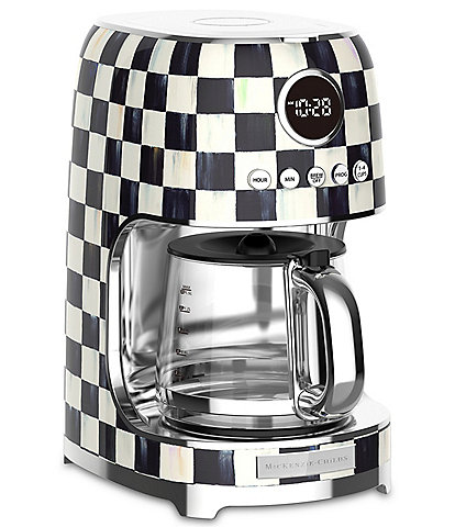 MacKenzie-Childs Check Drip Coffee Maker