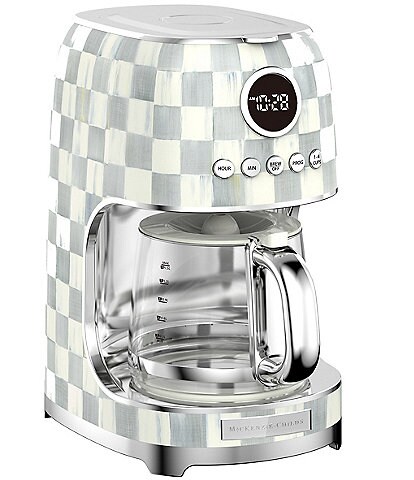 MacKenzie-Childs Check Drip Coffee Maker