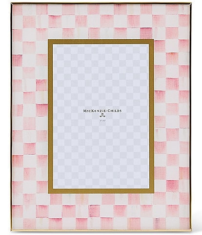 MacKenzie-Childs Check® Glass Picture Frame