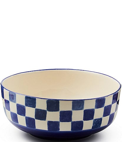 MacKenzie-Childs Check Serving Bowl