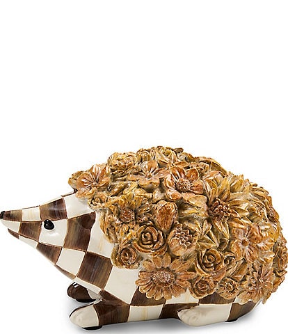 MacKenzie-Childs Chocolate Check® Hedgehog Figure