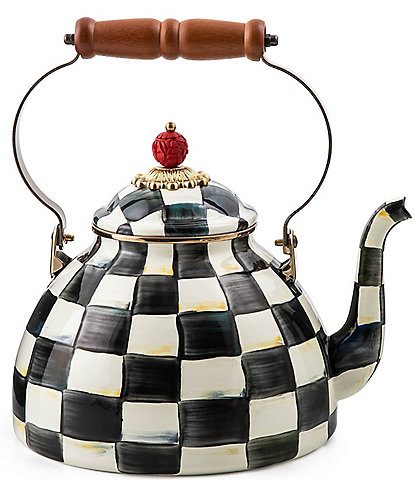 MacKenzie-Childs Courtly Check® Enamel Tea Kettle