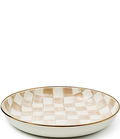 MacKenzie-Childs Check Enamel Abundant Bowl