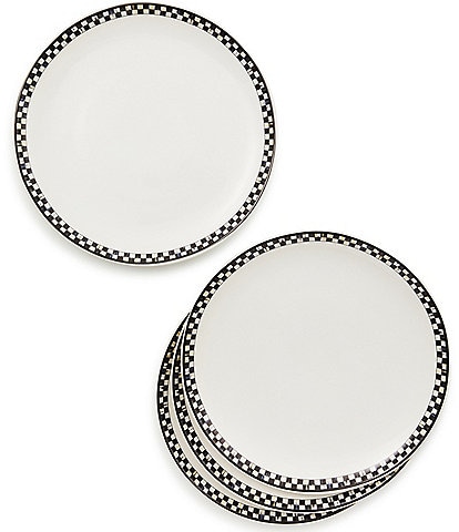 MacKenzie-Childs Courtly Check® Everyday Dinner Plates, Set of 4