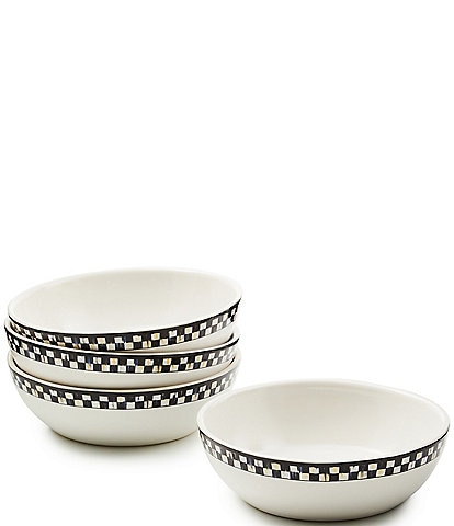 MacKenzie-Childs Courtly Check® Everyday Serving Bowls, Set of 4