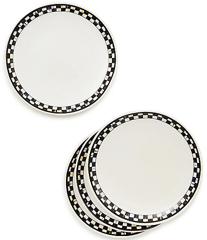 MacKenzie-Childs Courtly Check® Everyday Small Plates, Set of 4