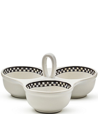 MacKenzie-Childs Courtly Check® Everyday Trio Dip Handled Bowl