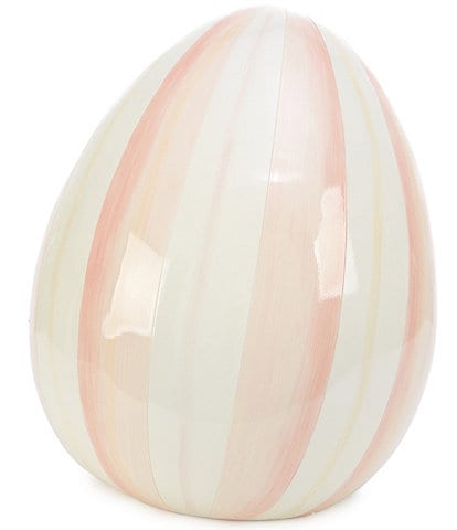 MacKenzie-Childs Easter Collection Stripe Medium Egg Figurine