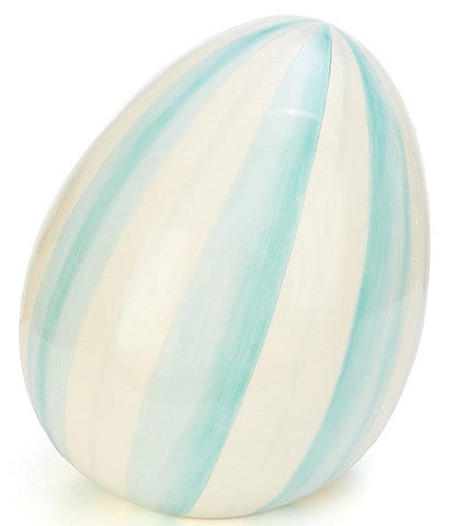 MacKenzie-Childs Easter Collection Stripe Egg Figurine, Medium