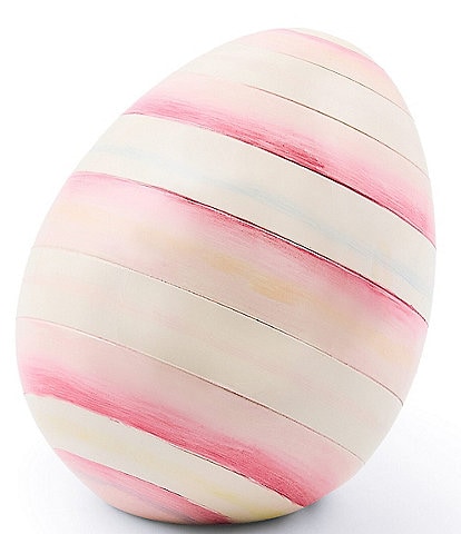 MacKenzie-Childs Easter Collection Stripe Mini Egg Figurine