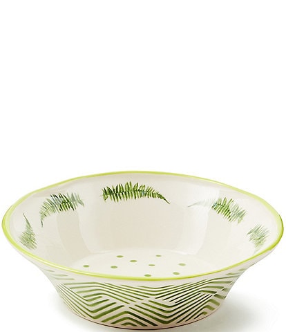MacKenzie-Childs Fern Forest Serving Bowl