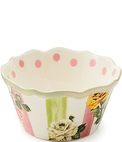MacKenzie-Childs Garden Gala Stoneware Serving Bowl