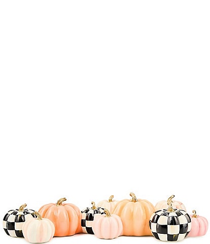 MacKenzie-Childs Harvest Collection Hocus Pocus Pumpkin Cluster Arrangement