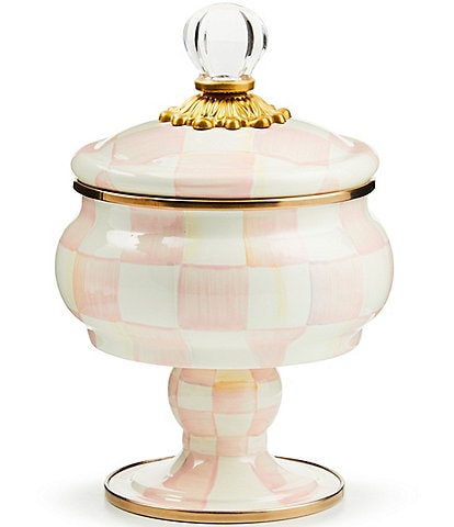 MacKenzie-Childs Check Enamel Curiosity Pot