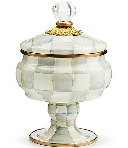 MacKenzie-Childs Check Enamel Curiosity Pot