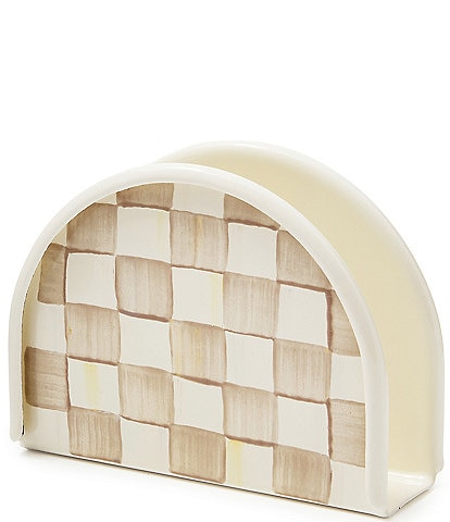 MacKenzie-Childs Check Napkin Holder