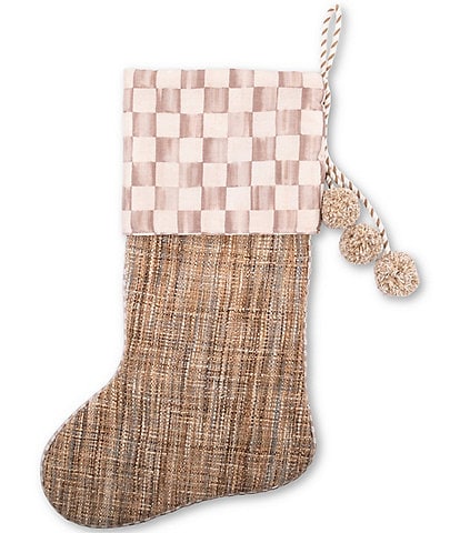 MacKenzie-Childs Natural Noel Collection Stocking