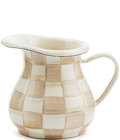 MacKenzie-Childs Check Enamel Creamer