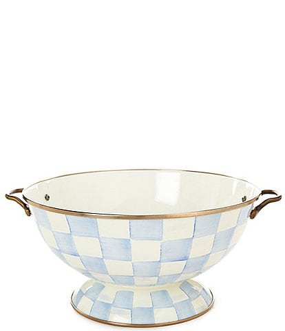 MacKenzie-Childs Check Enamel Everything Bowl