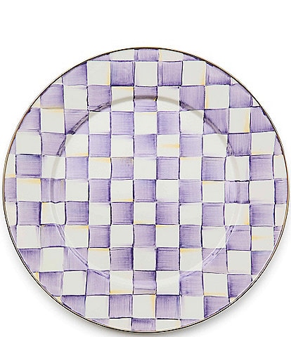 MacKenzie-Childs Check Enamel Serving Platter, 16#double;
