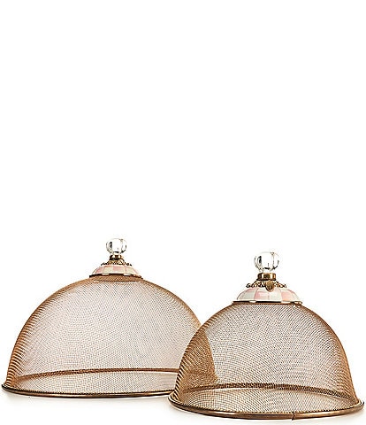 MacKenzie-Childs Rosy Check Mesh Dome