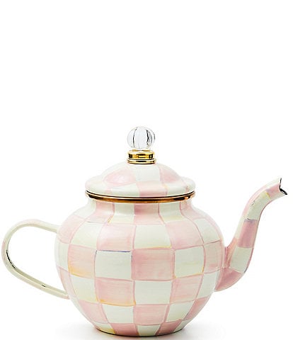MacKenzie-Childs Check 4 Cup Teapot
