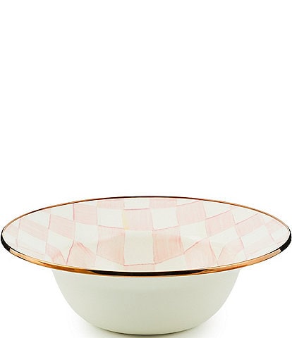MacKenzie-Childs Check Enamel 12#double; Serving Bowl