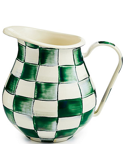 MacKenzie-Childs Check Enamel Pitcher