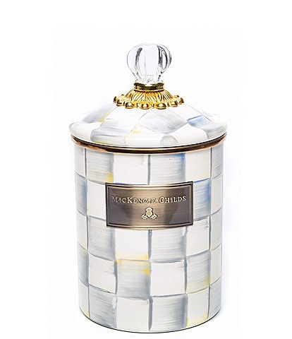 MacKenzie-Childs Sterling Check® Canister