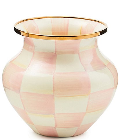 MacKenzie-Childs Check® Enamel Vase