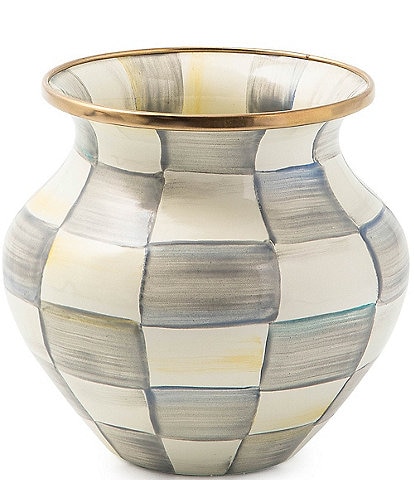 MacKenzie-Childs Check® Enamel Vase