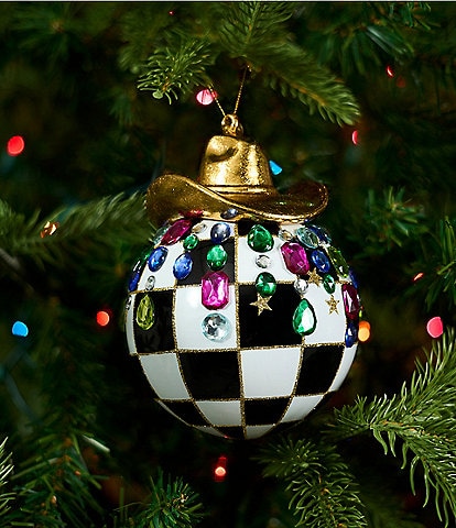 Mackenzie-childs x Lainey Wilson Embellished Cowboy Hat Ornament