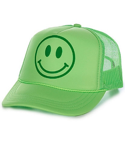 Madley Girls Mono Smiley Trucker Hat