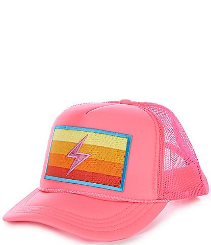 Madley Girls Ombre Bolt Patch Trucker Hat
