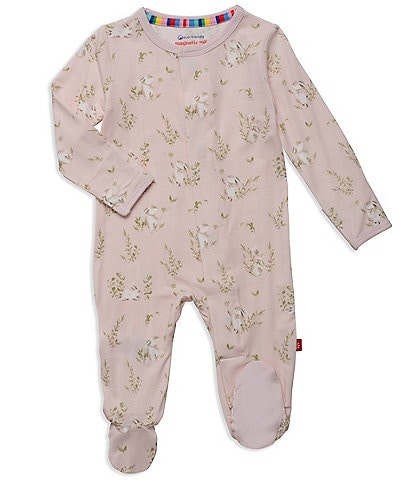 Magnetic Me Baby Girls Newborn-9 Months Hoppily Ever After Footed Coverall