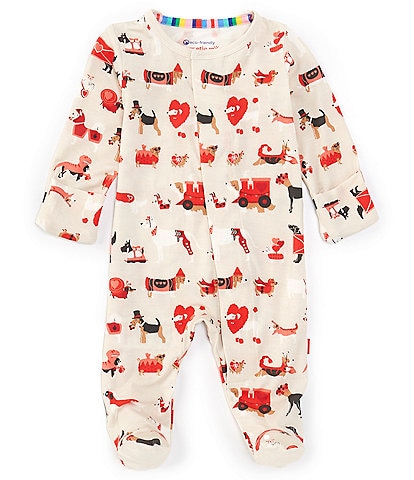 Magnetic Me Baby Newborn-9 Months Long Sleeve I Chews You Footie Coverall