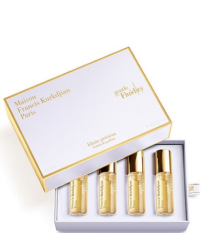 Maison Francis Kurkdjian gentle Fluidity Gold Limited-Edition Precious Elixir Roll-On 4-Piece Gift Set