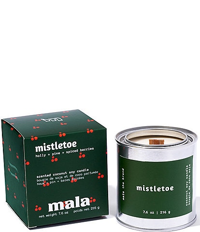 Mala Mistletoe Candle, 8-oz.