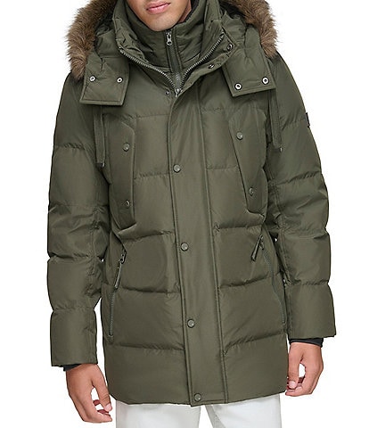 Marc New York "Gattica" Faux-Fur-Trimmed Hooded Ski Parka Coat