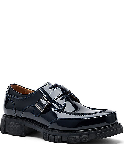 Marc Nolan Men's Atlas Patent Leather Derby Loafers