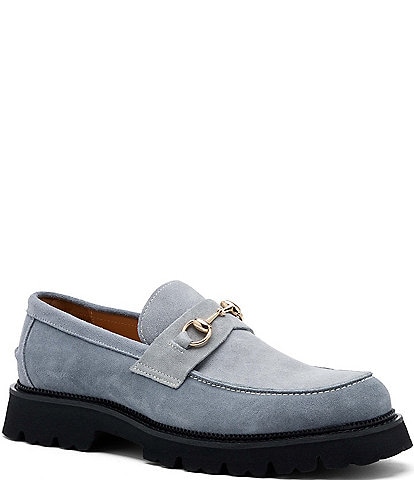 Marc Nolan Men's Blake Suede Bit Lug Loafers