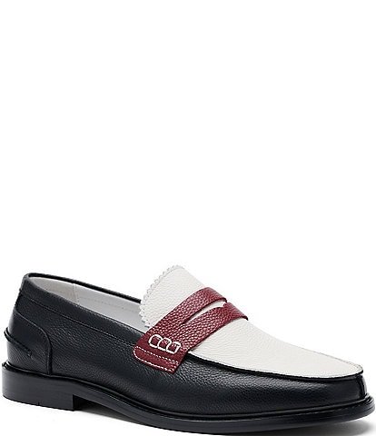 Marc Nolan Men's Calum Leather Penny Loafers