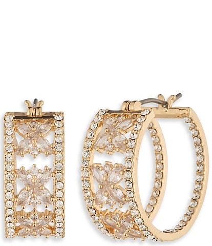 Marchesa Crystal Hoop Earrings