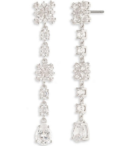 Marchesa Crystal Linear Earrings