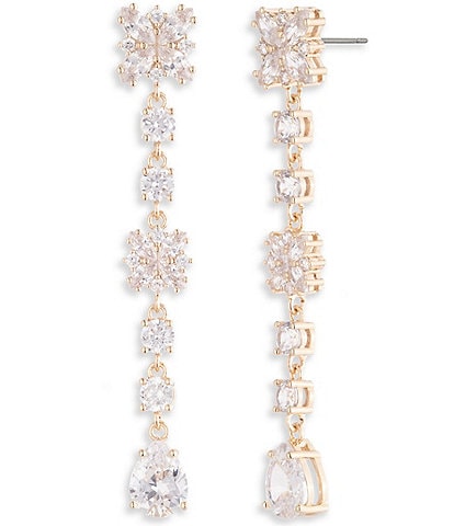Marchesa Crystal Linear Earrings