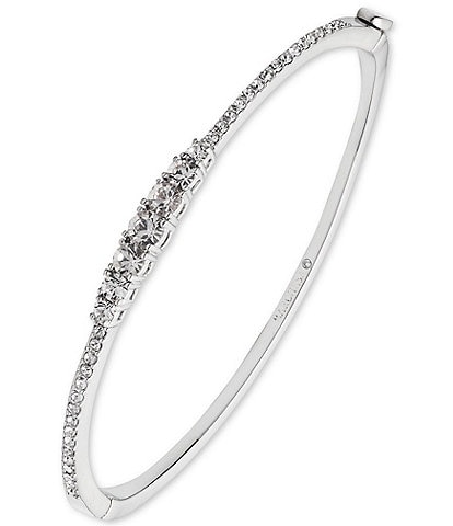 Marchesa Small Stone Crystal Bangle Bracelet